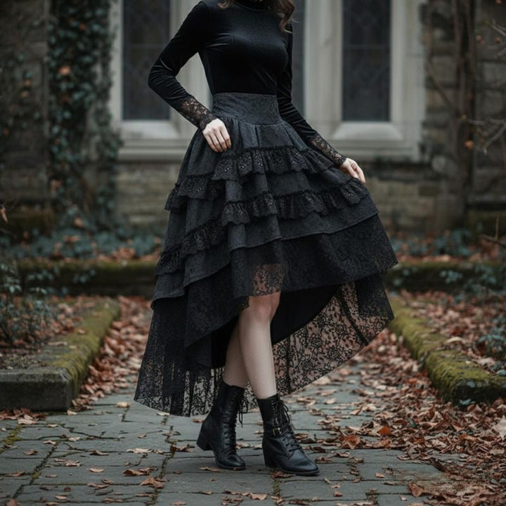 Steampunk Gothic Lolita Skirt