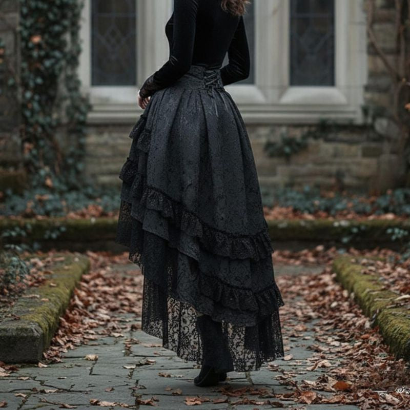 Steampunk Gothic Lolita Skirt