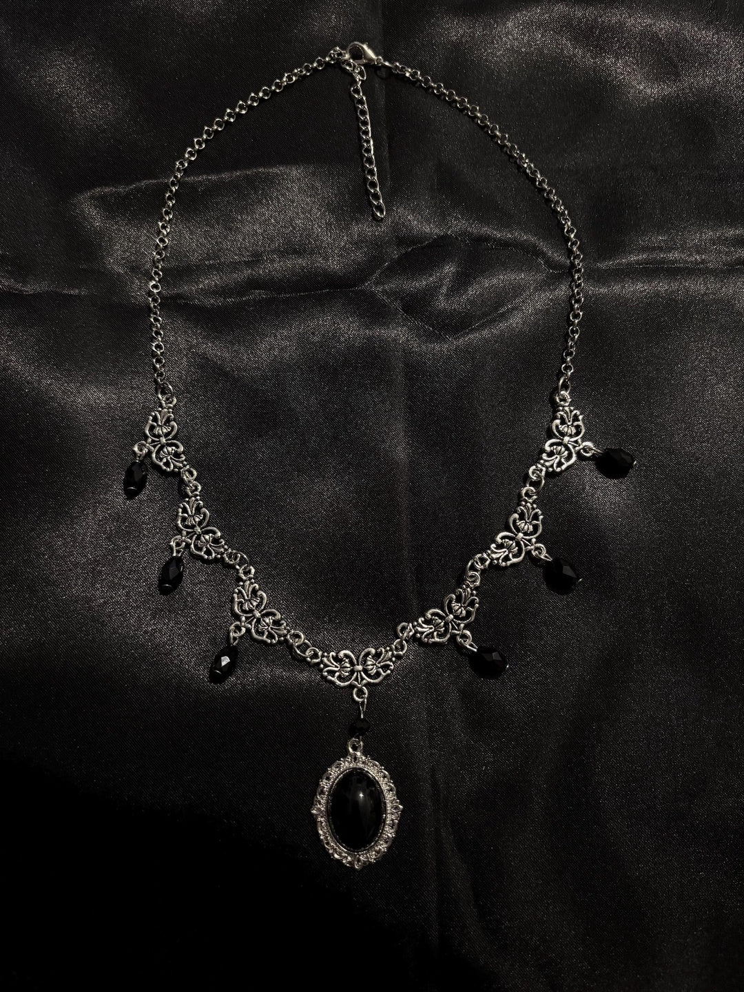 Black gothic necklace