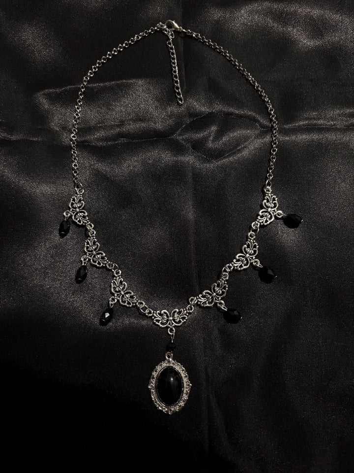 Black gothic necklace