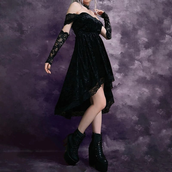 Gothic high low dress