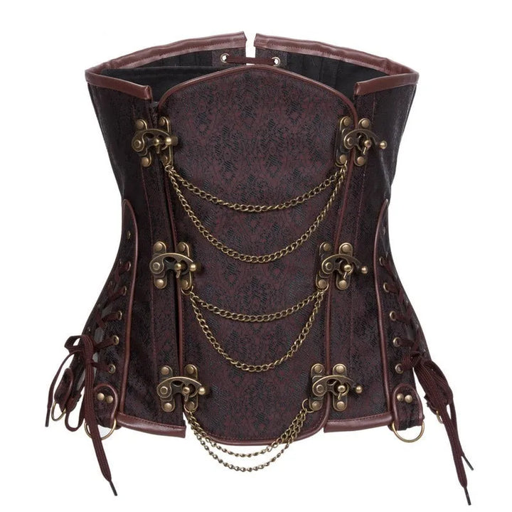 High society steampunk dress