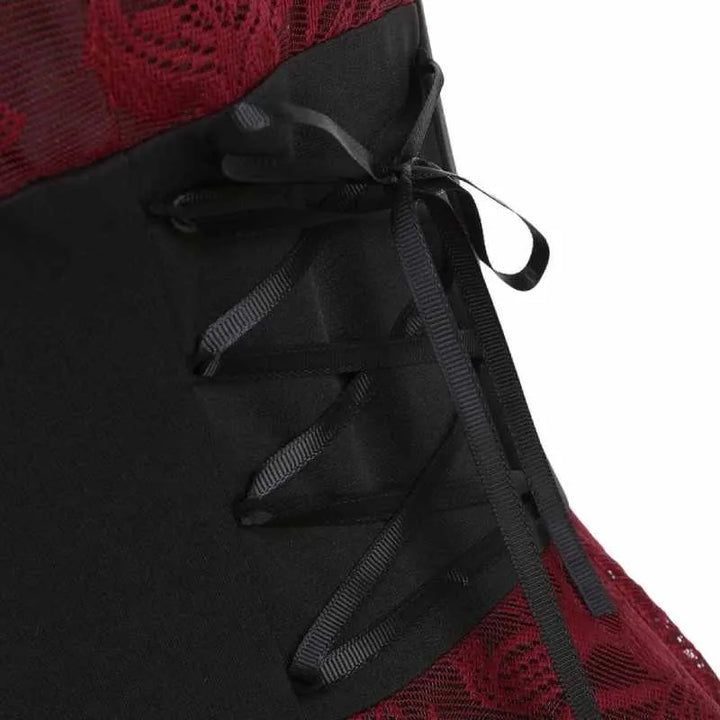 lace on dress