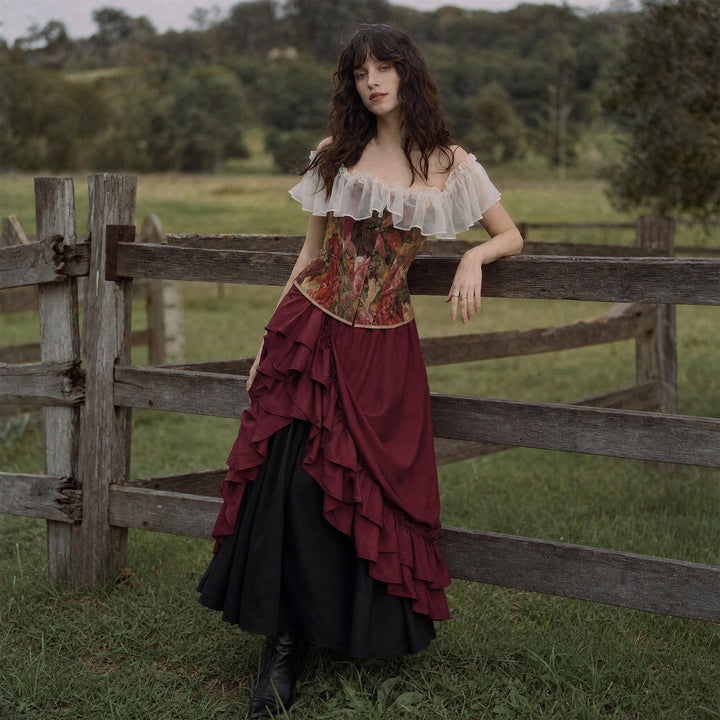 Long Victorian skirt