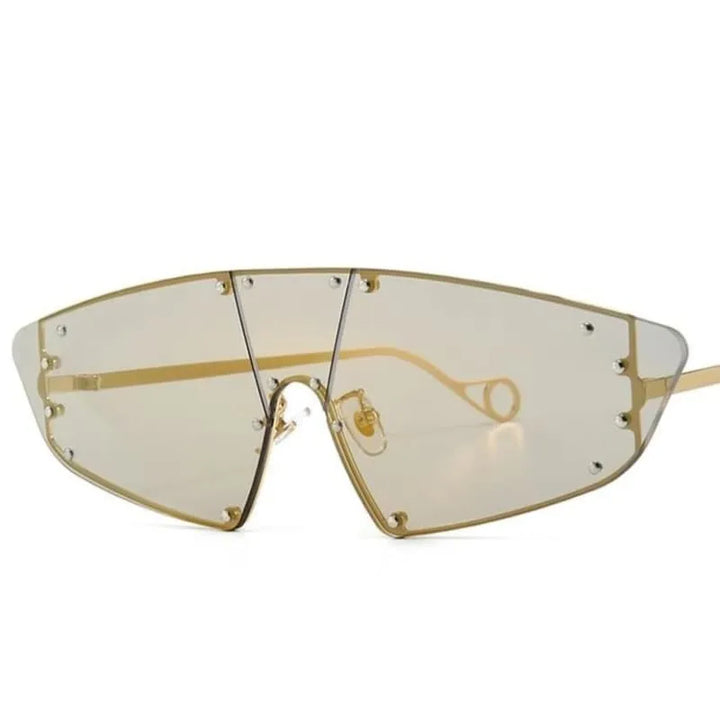 Transparent Steampunk sunglasses