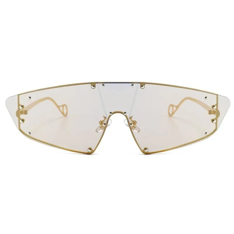 Transparent Steampunk sunglasses