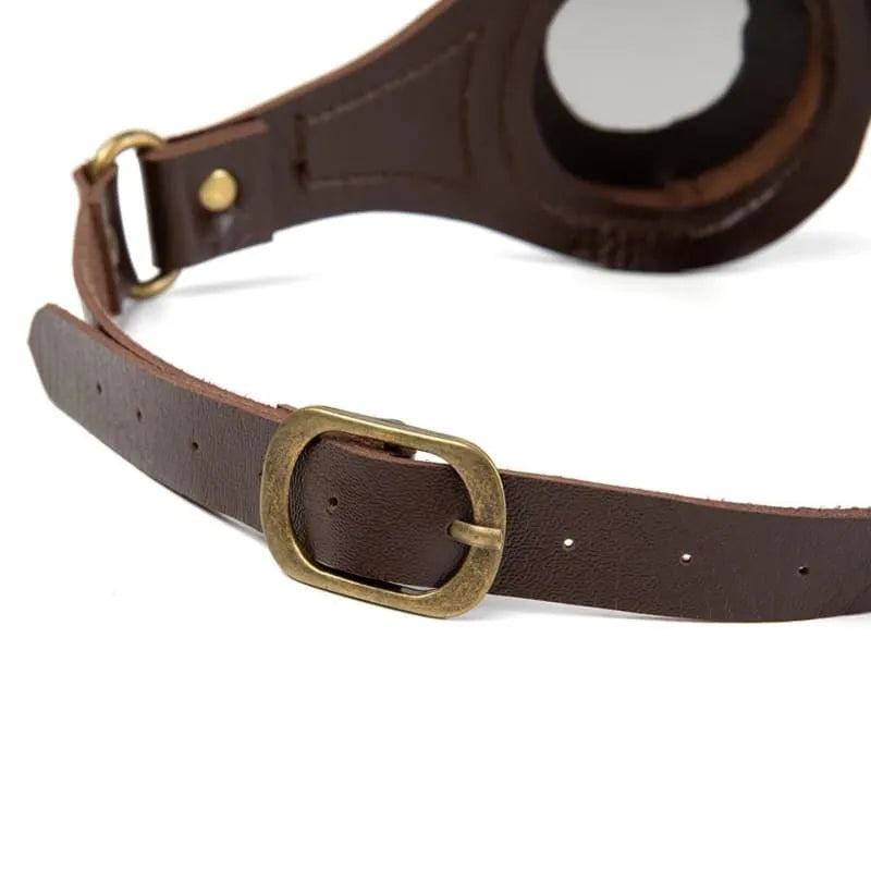 goggles leather BDStyle Steampunk Cosplay Motorcycle Goggles