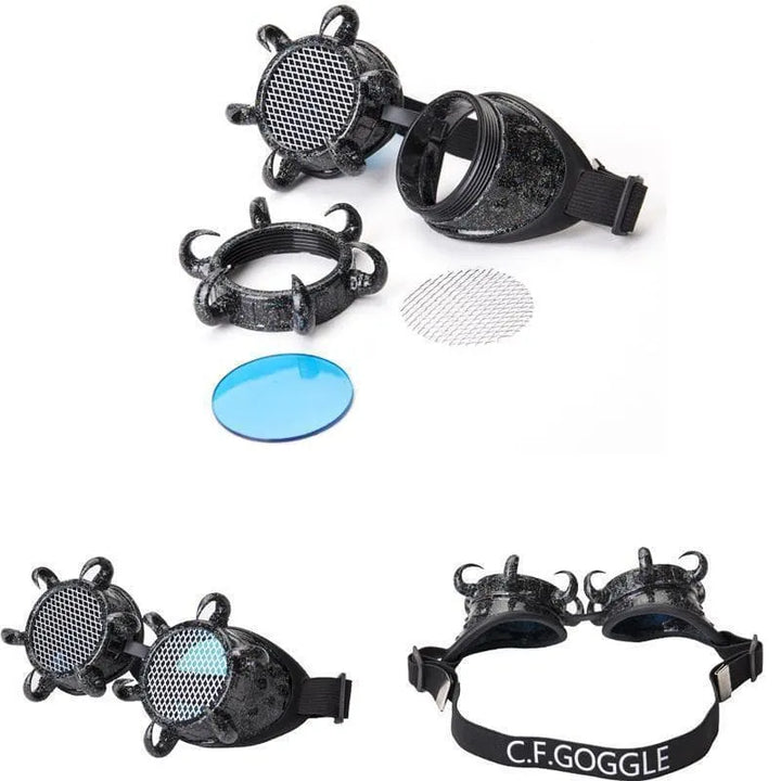 Sea Monster Steampunk goggles