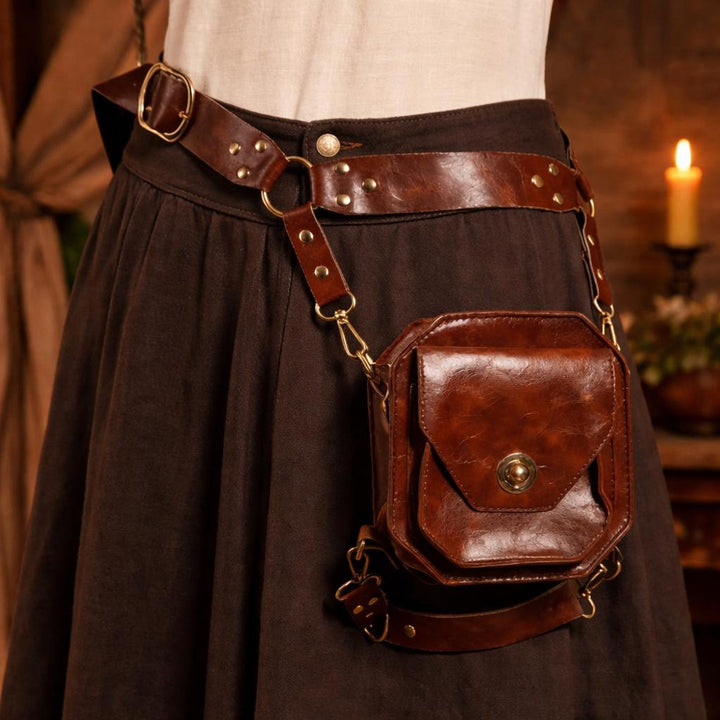Steampunk thigh bag