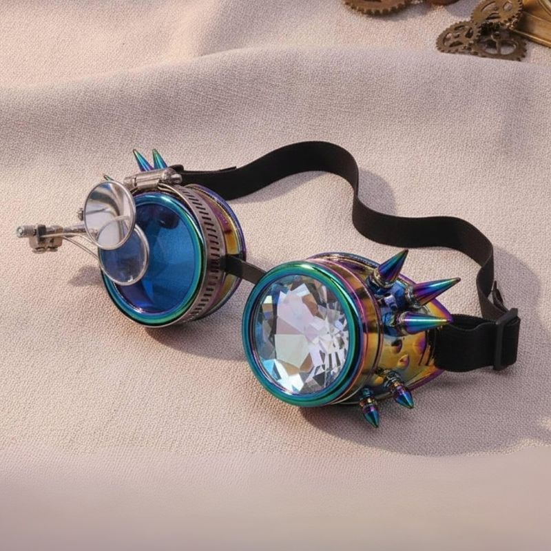 Muti-colors Steampunk goggles