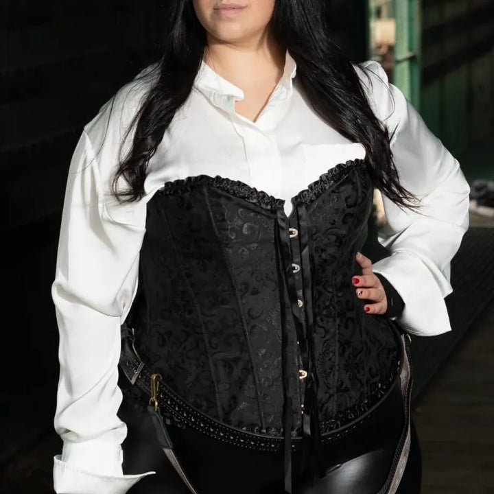 plus size steampunk corset women