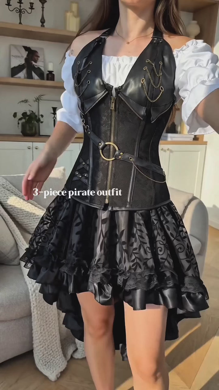 Black Widow Steampunk costume