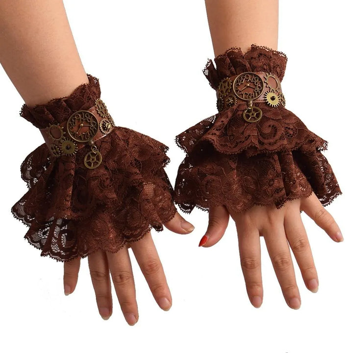 Lady's steampunk gloves