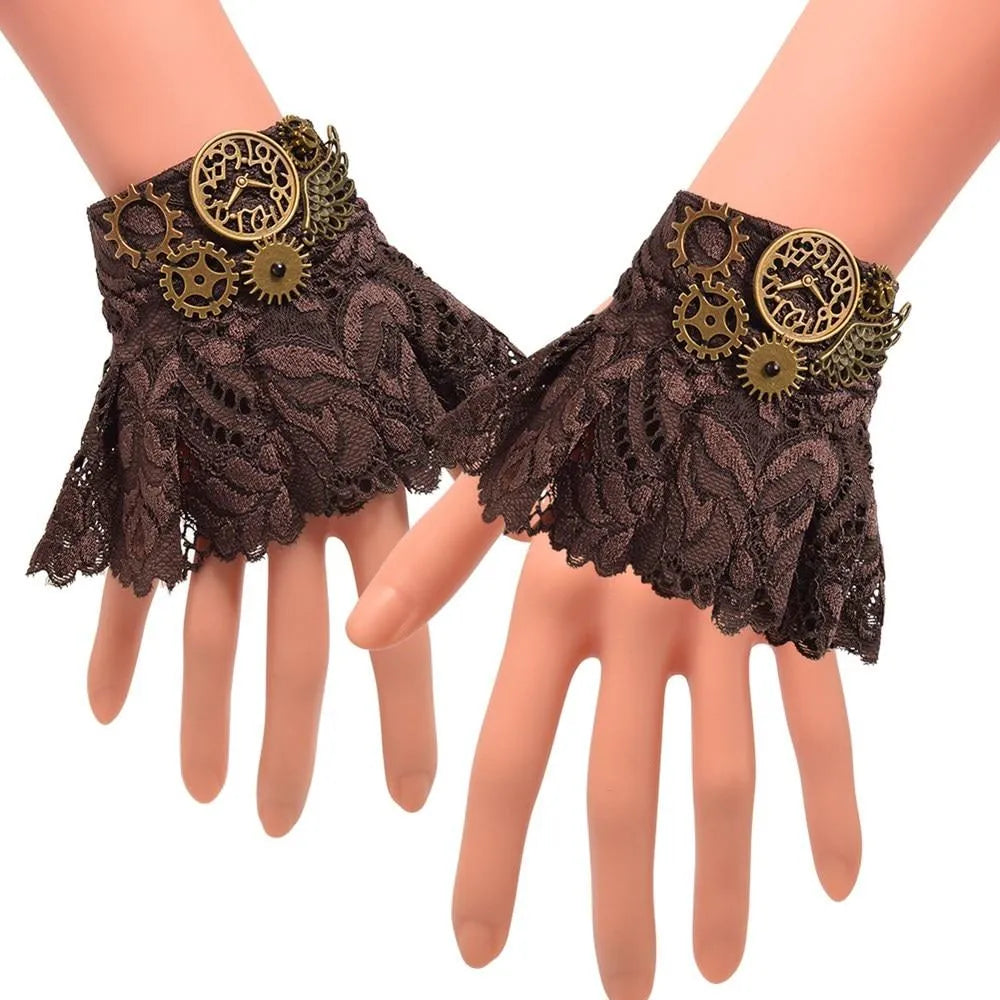 Lady's steampunk gloves