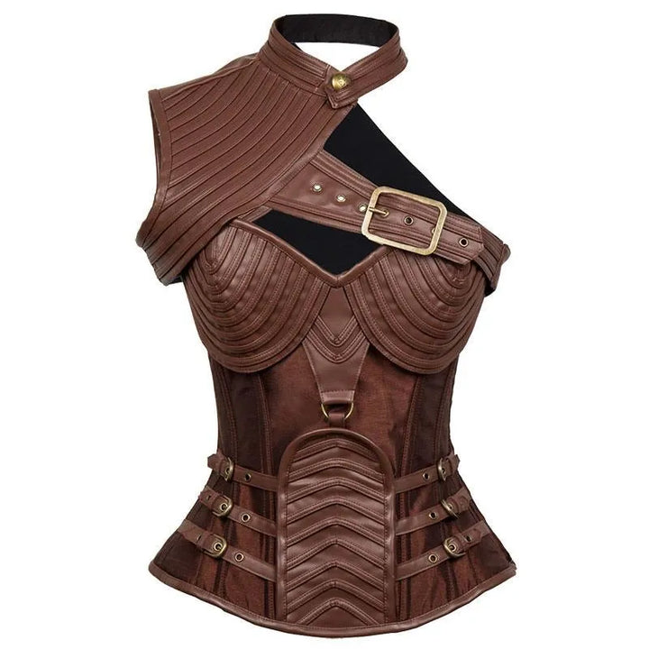 One-shoulder collar armor