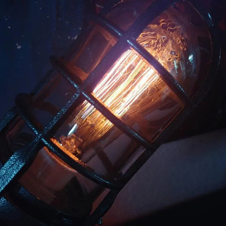 Steampunk Rocket Lamp