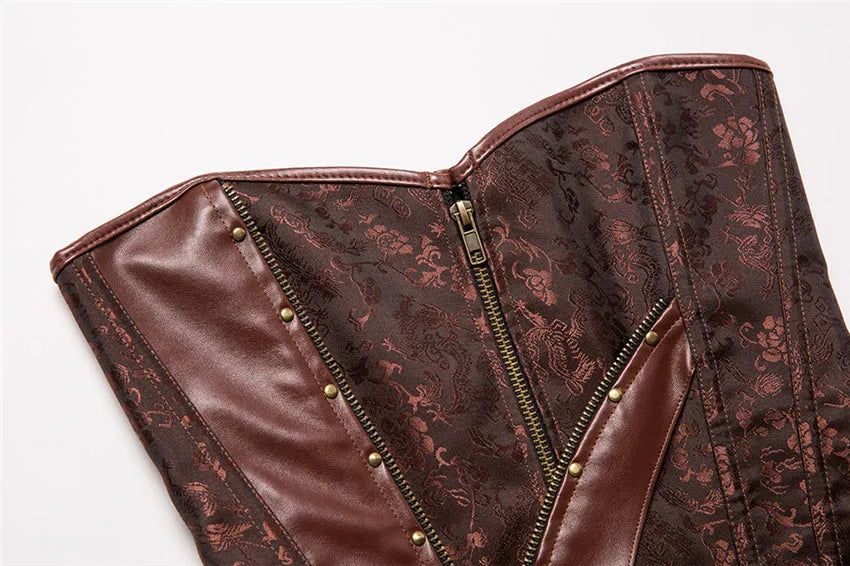 Steampunk push-up corset