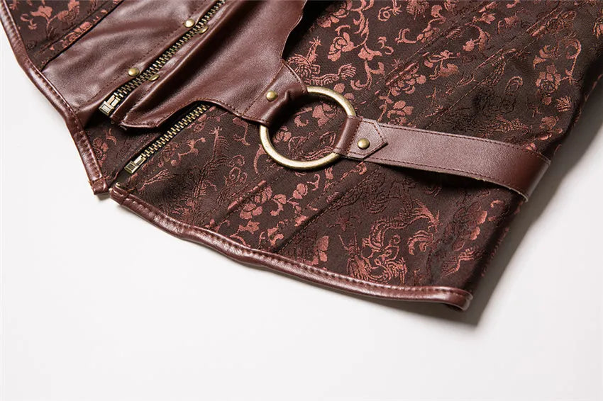 Steampunk push-up corset