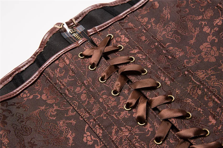 Steampunk push-up corset