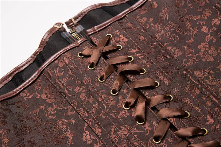 Steampunk push-up corset