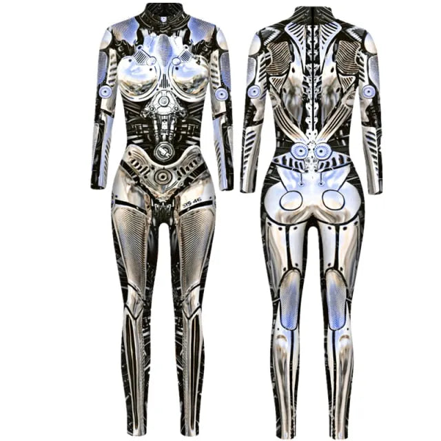 RobotPunk Skeleton jumpsuit