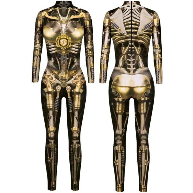 RobotPunk Skeleton jumpsuit