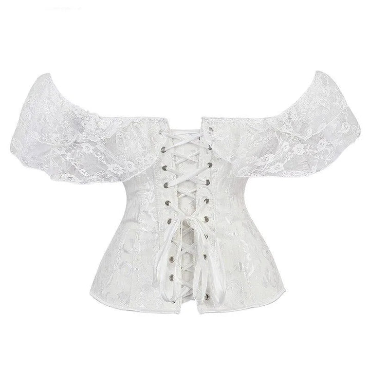 Steampunk off shoulder corset