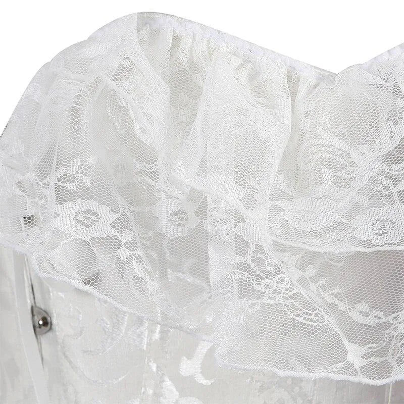 Steampunk off shoulder corset