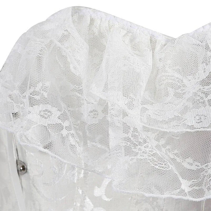 Steampunk off shoulder corset