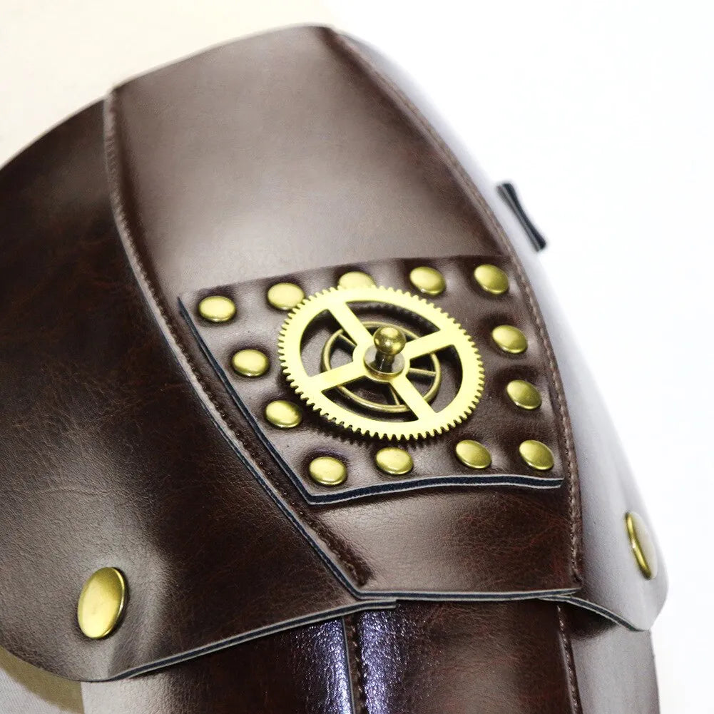 Steampunk armor with gears