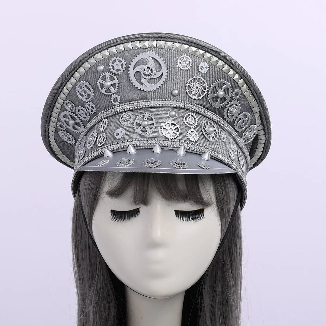 Steampunk aviator cap