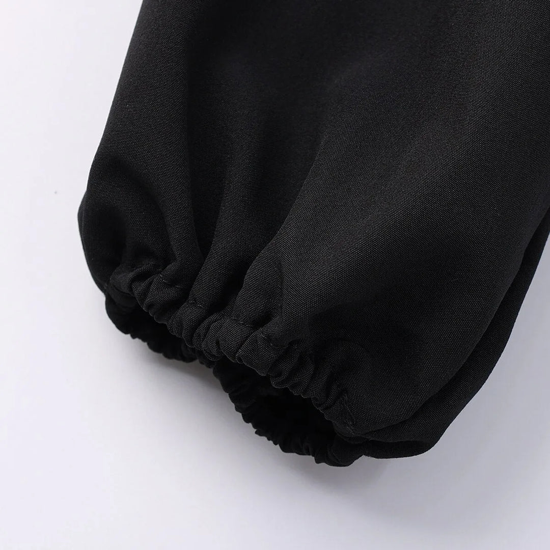 Steampunk shoulder-off blouse