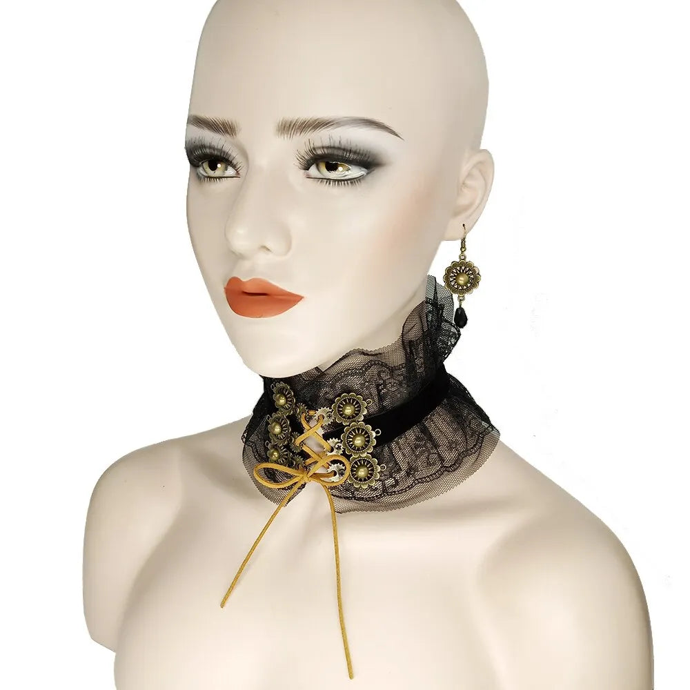 Steampunk jewelry set