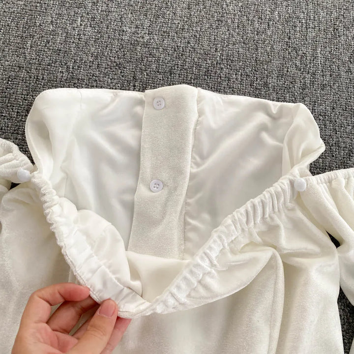 Steampunk Off-shoulder shirt