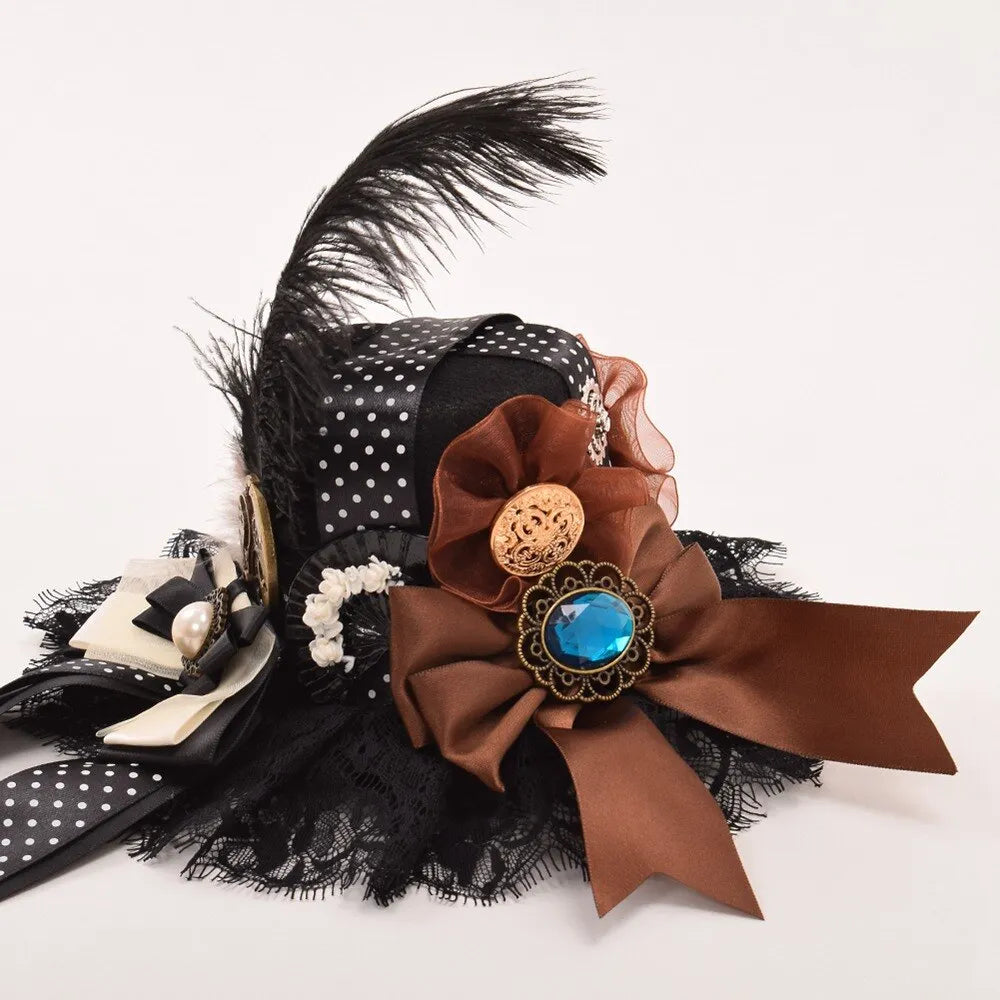 Extravagant Steampunk mini hat