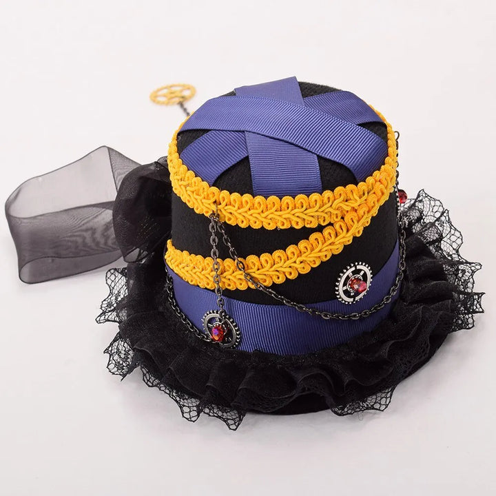 Colorful Steampunk mini Hat