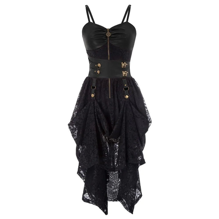 Leather and Lace Steampunk dress