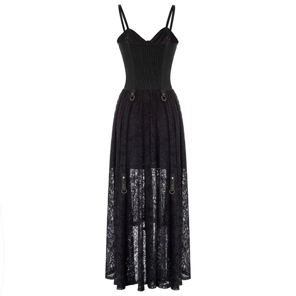 Leather and Lace Steampunk dress