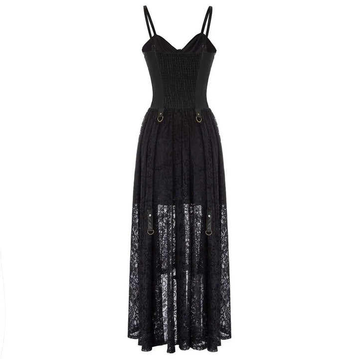 Leather and Lace Steampunk dress