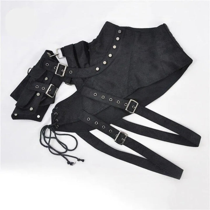 Steampunk one shoulder armor