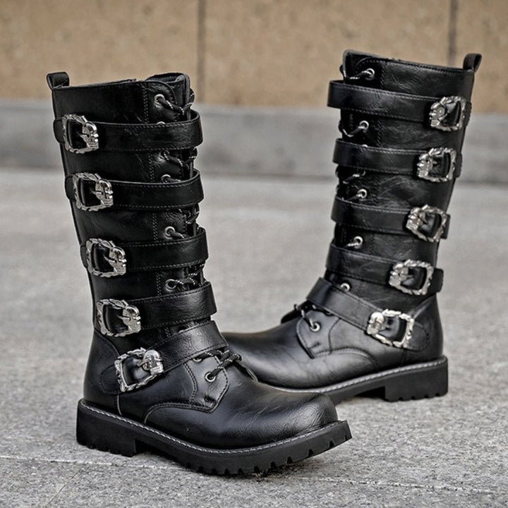 Steampunk Biker Boots