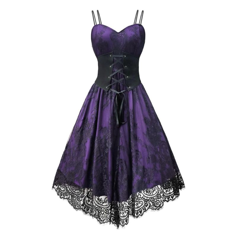 Purple Steampunk dress