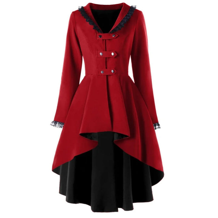 Red steampunk coat