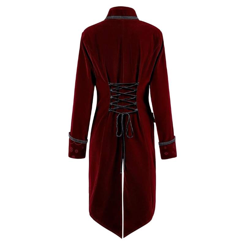 Red steampunk coat