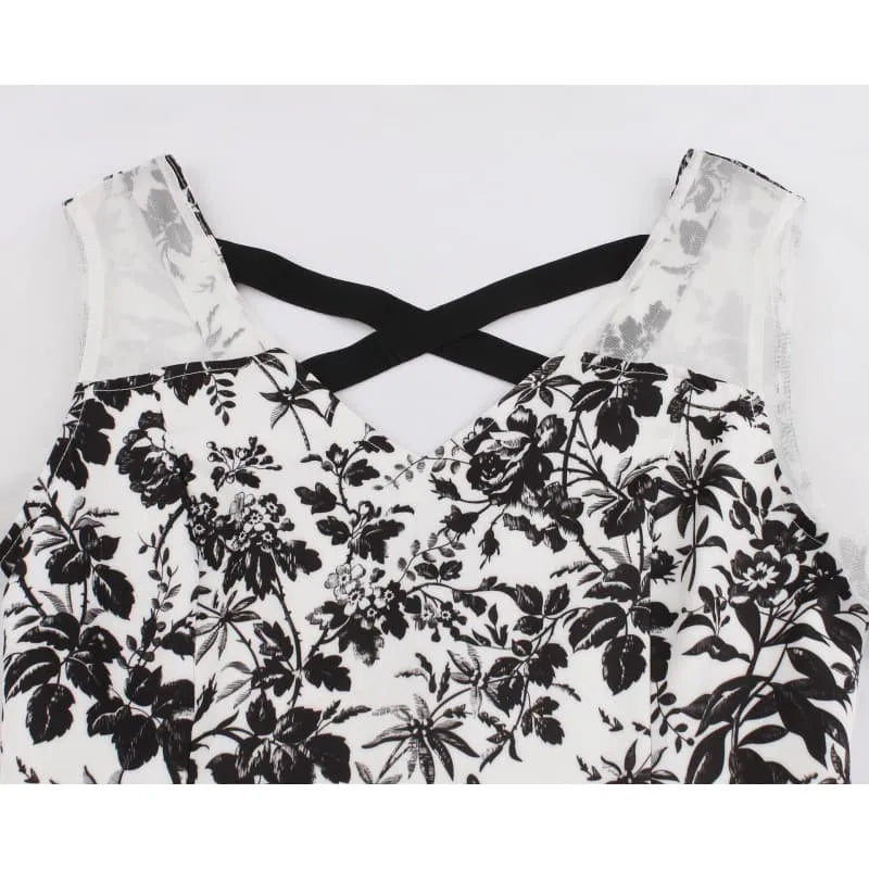 Gloomy Flowers Steampunk dress