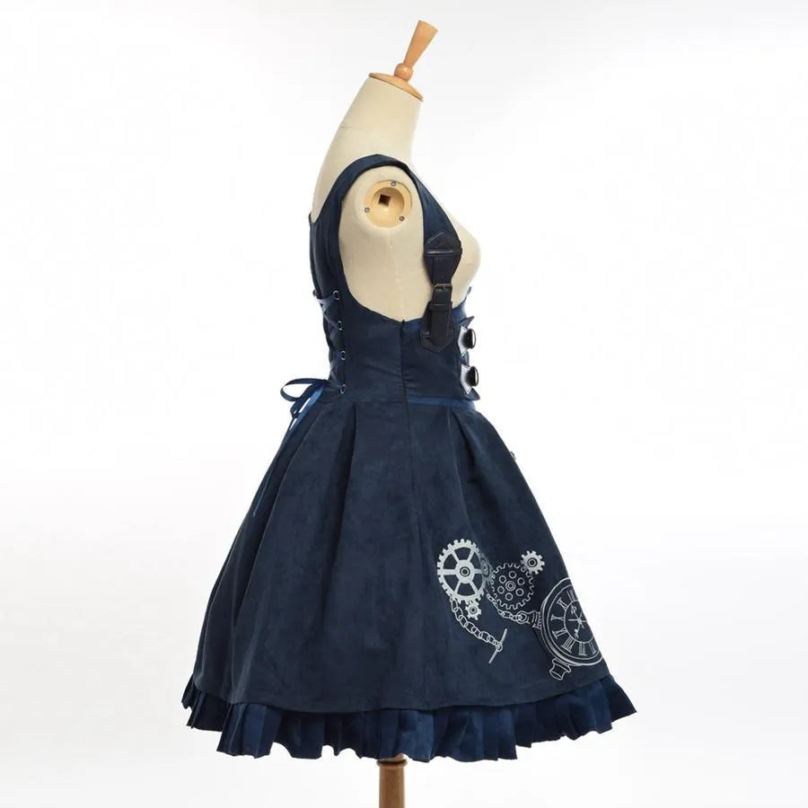 blue steampunk dress Ruffle Skirt, Light Blue Wild West, Pirate, Steampunk, Victorian, Renaissance
