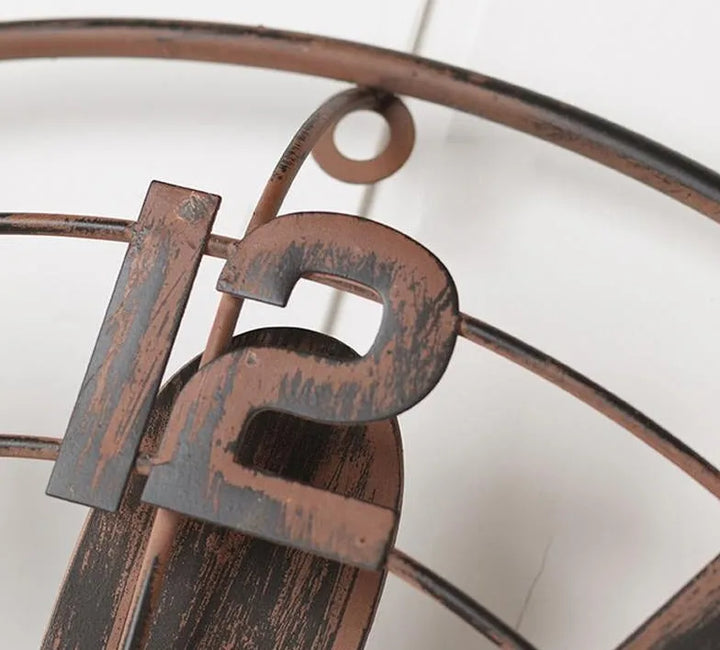 rusty number clock