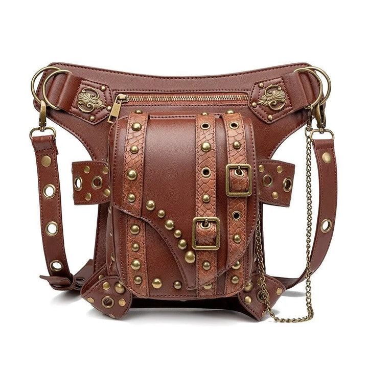 Steampunk bag with studs
