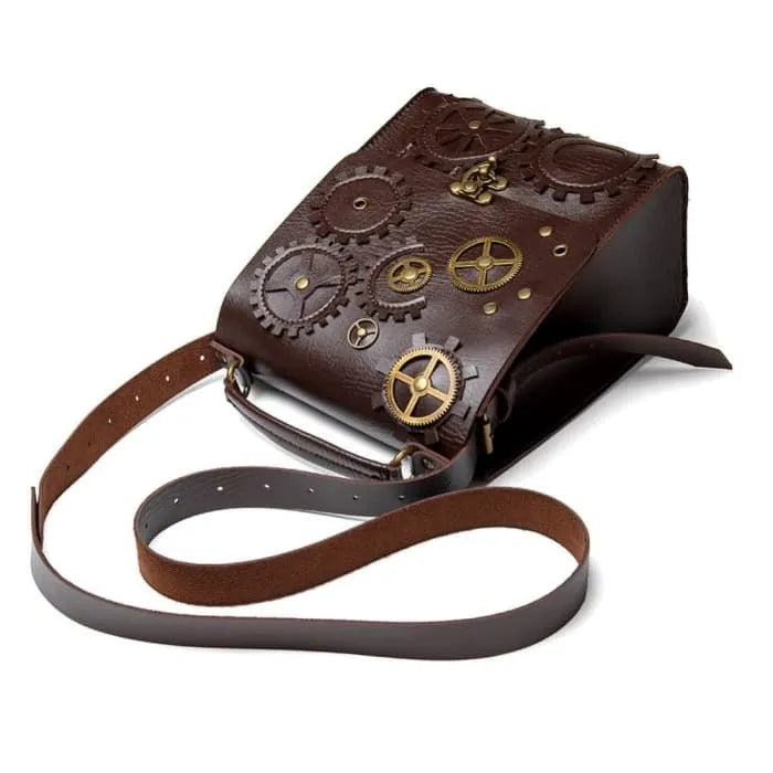 Time traveler steampunk bag