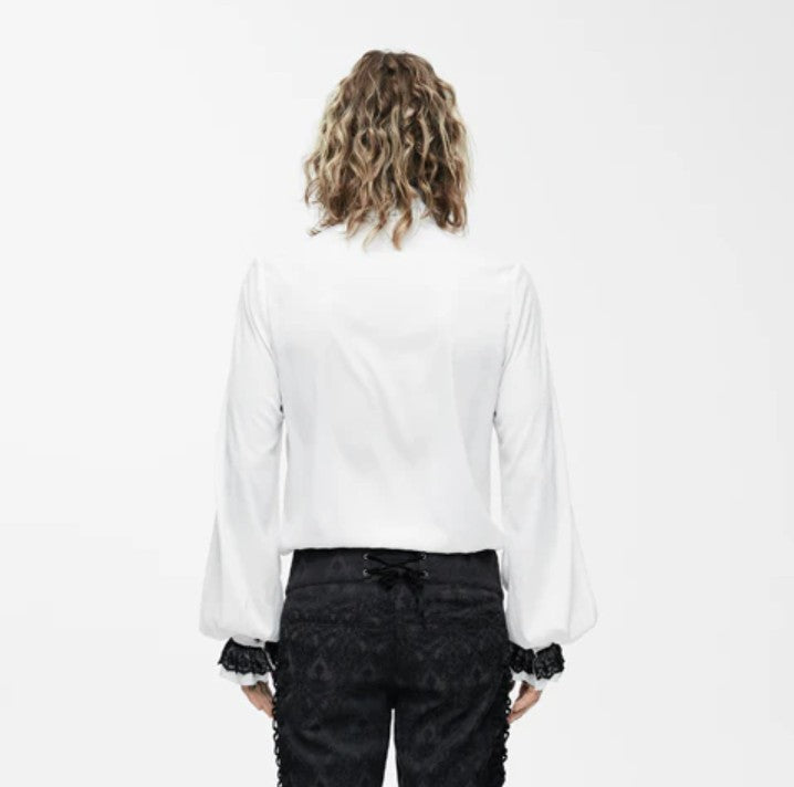 Steampunk white shirt